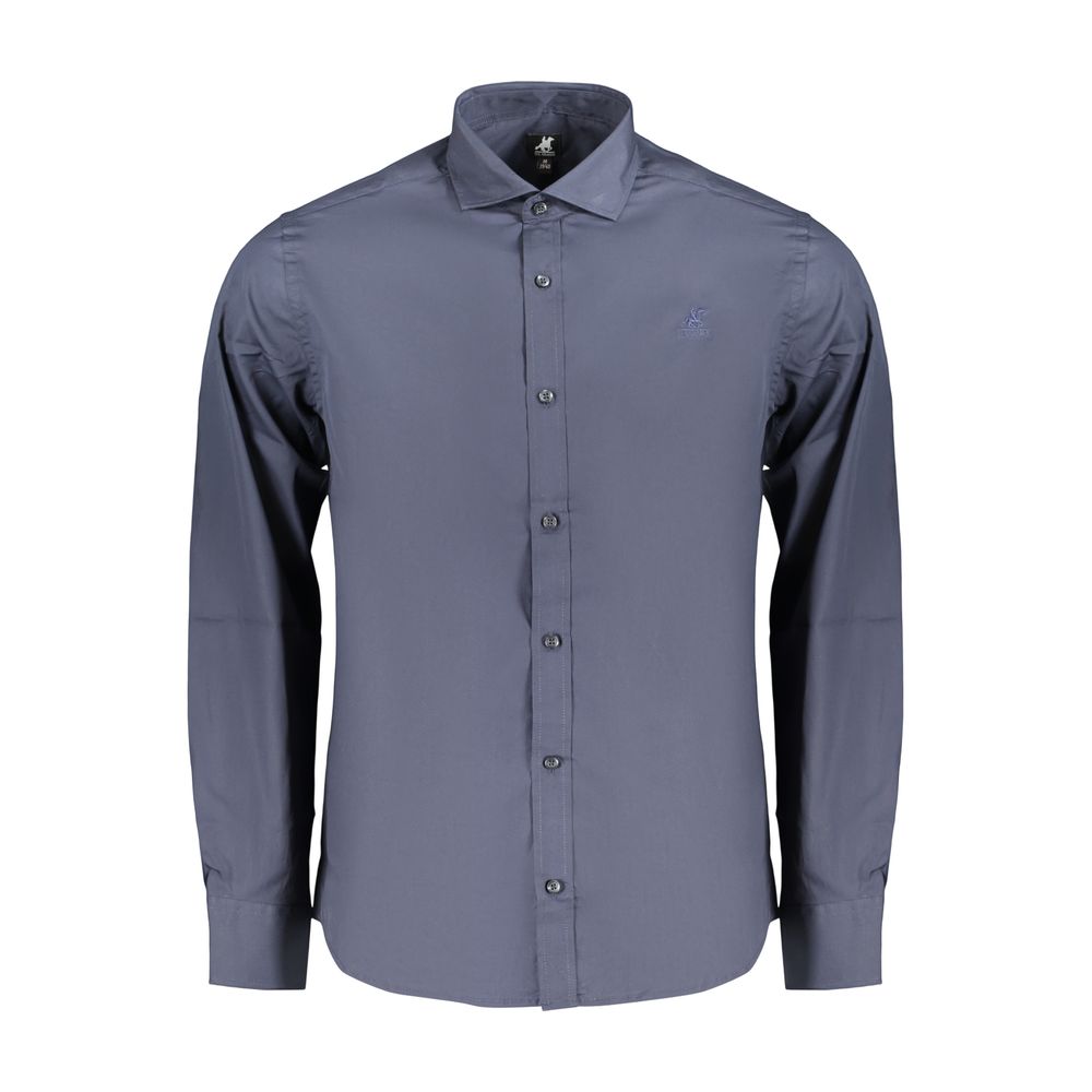 U.S. Grand Blue Cotton Men's Shirt