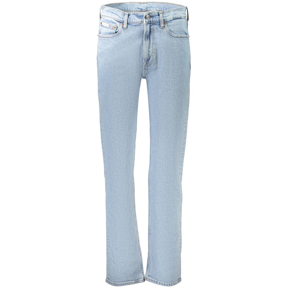 Calvin Klein Azzurro Cotton Mens Jeans