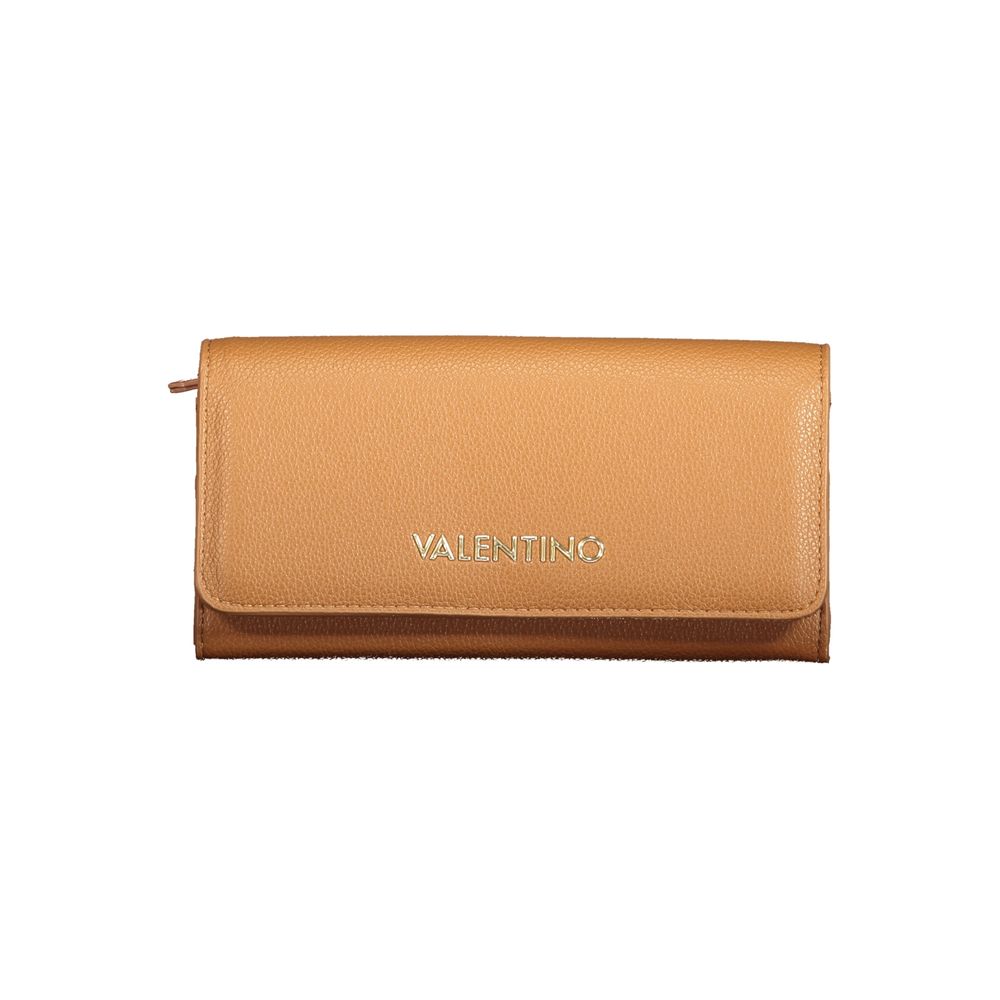 Valentino Brown Polyethylene Wallet