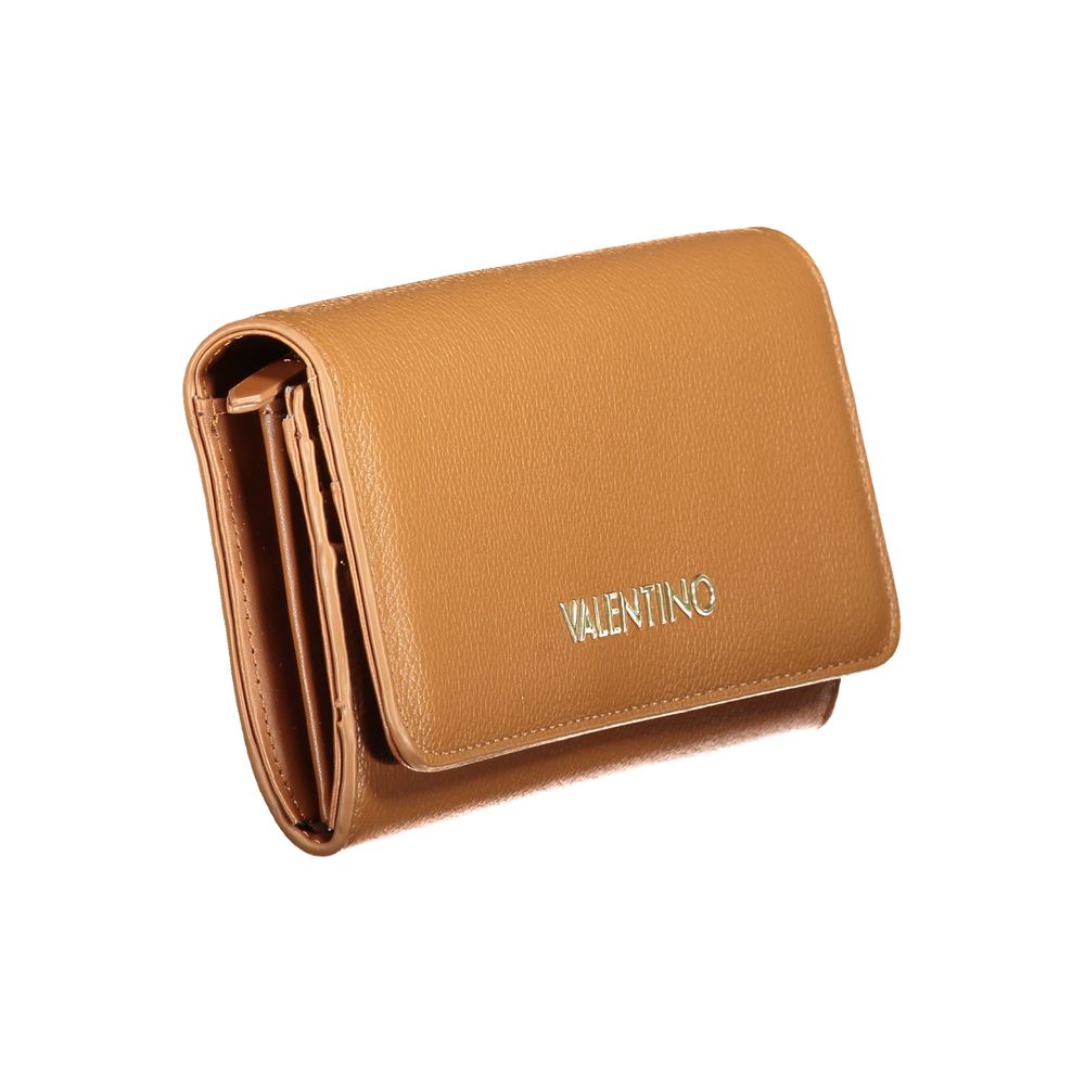 Valentino Brown Polyethylene Wallet