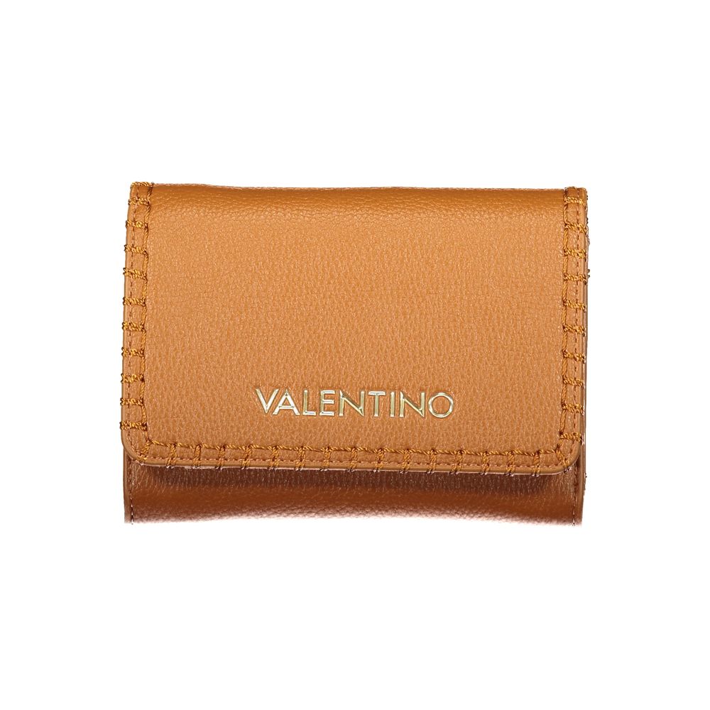 Valentino Brown Polyurethane Women's Wallet
