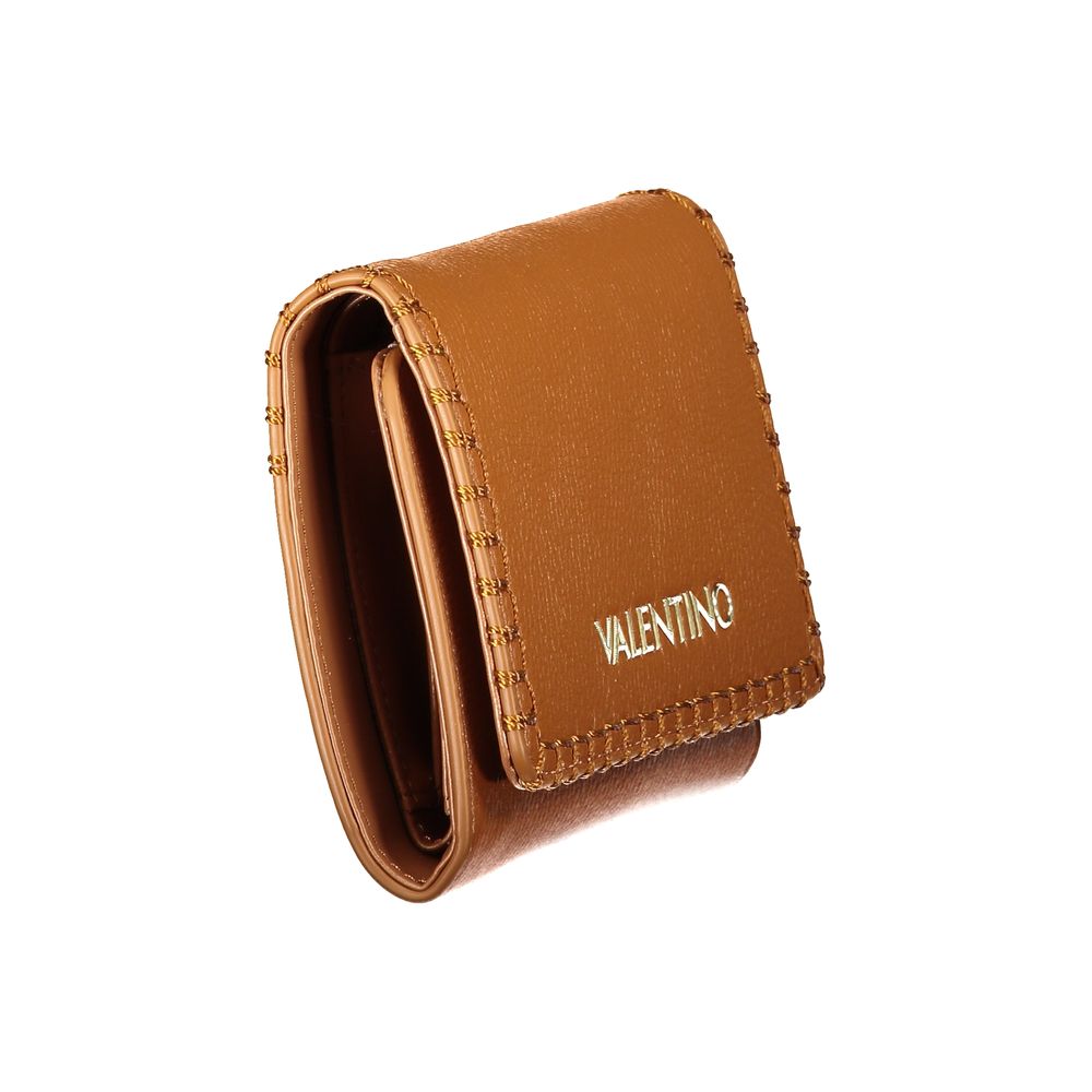 Valentino Brown Polyurethane Women's Wallet