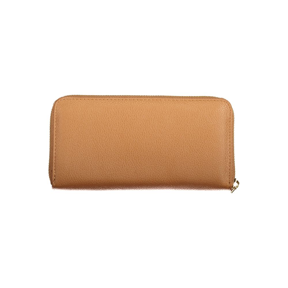 Valentino Brown Polyethylene Wallet