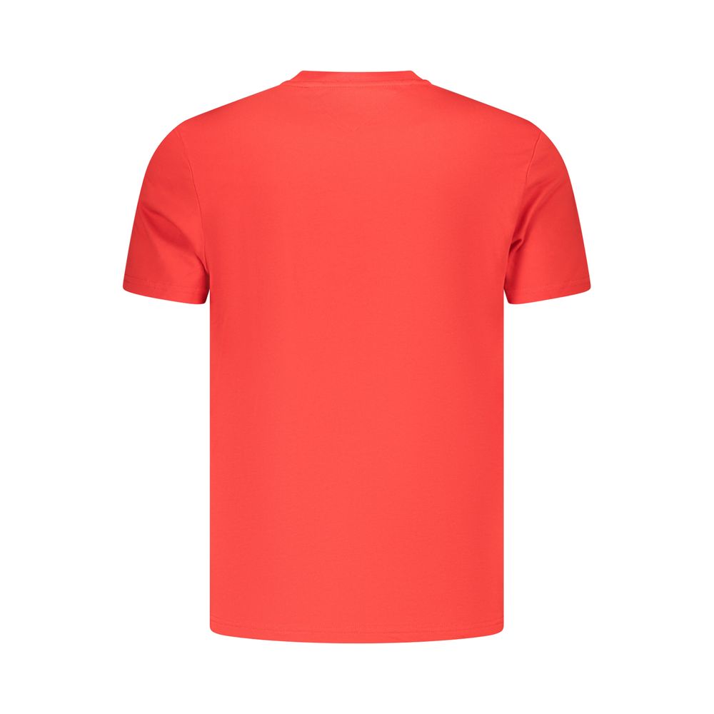 Tommy Hilfiger Red Cotton Mens T-Shirt