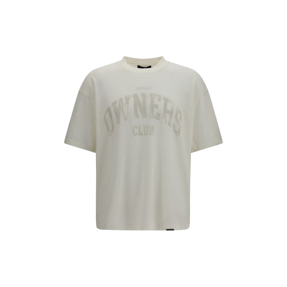 Represent White Cotton T-Shirt