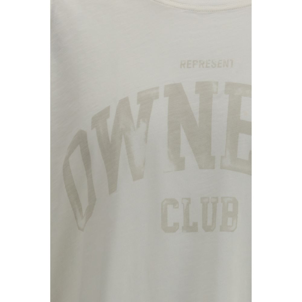 Represent White Cotton T-Shirt