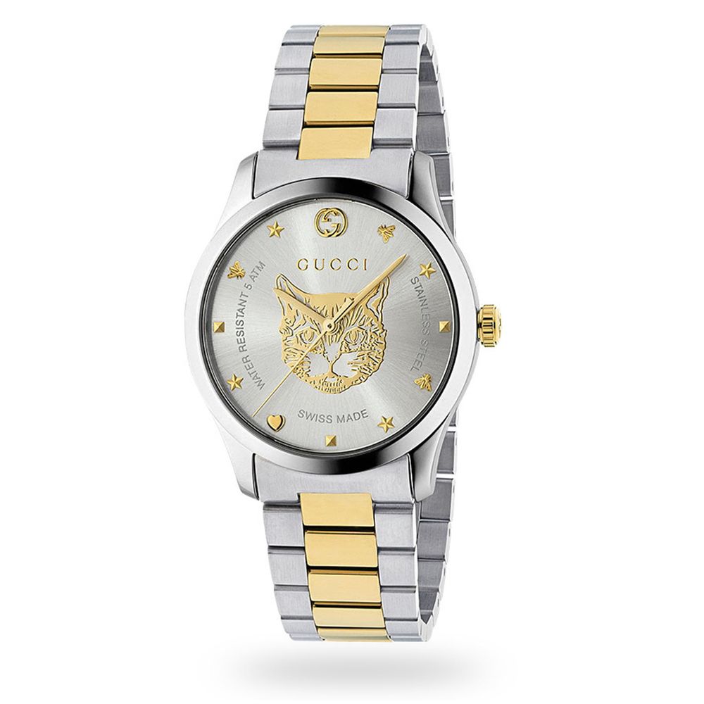 Gucci Silver Stainless Steel Dress Watch