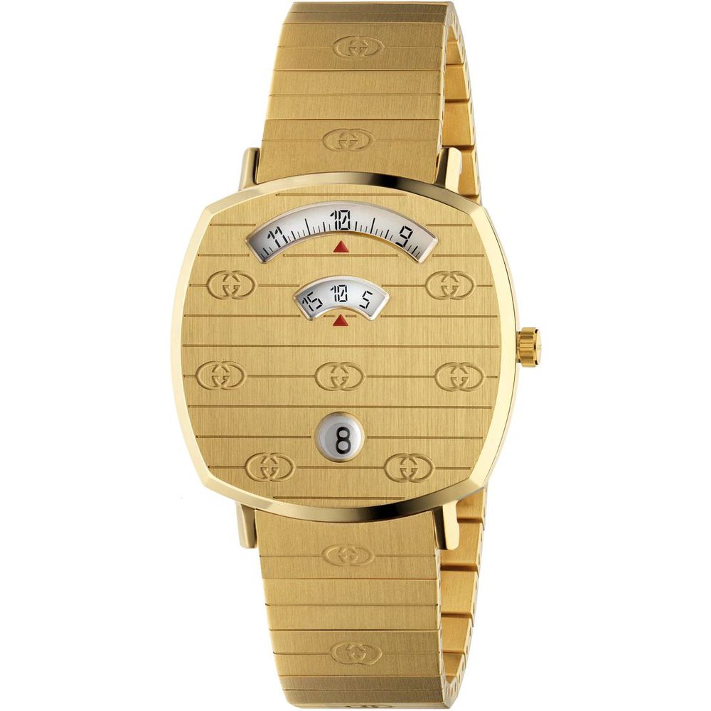 Gucci Gold Stainless Steel Dress Watch