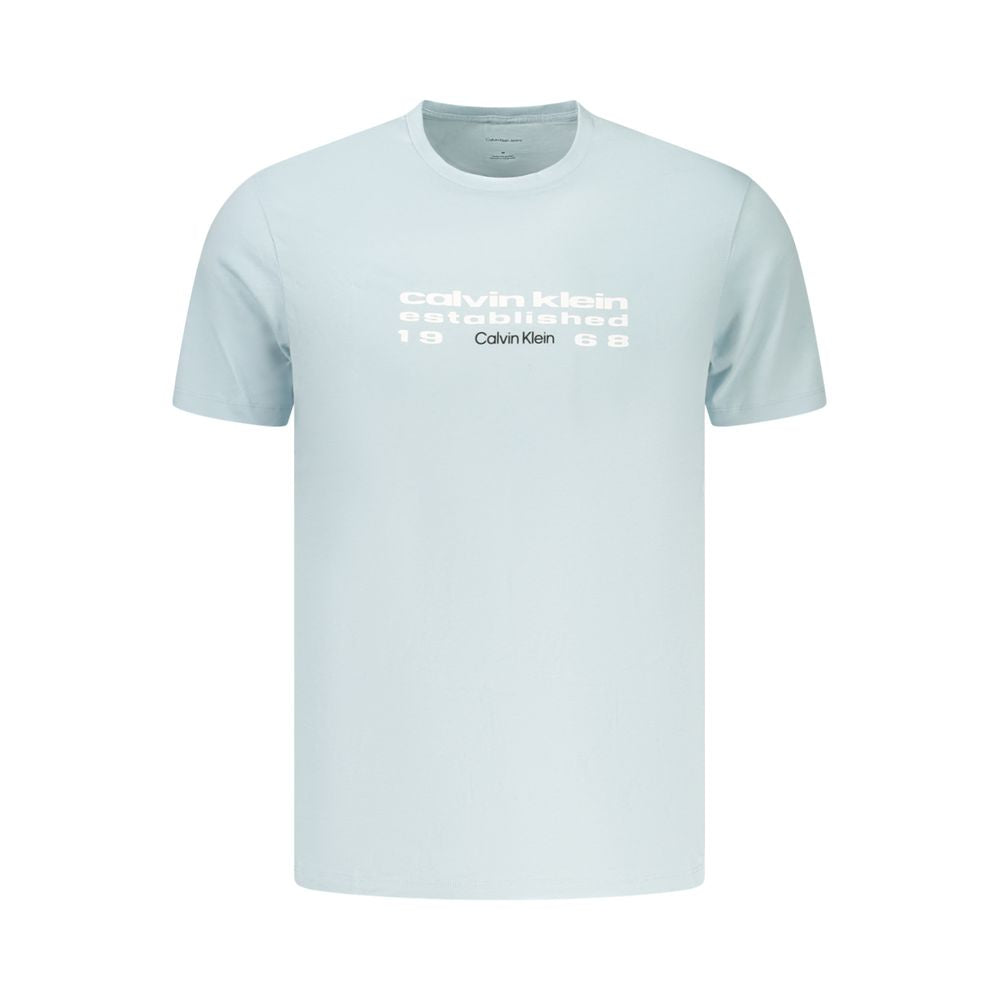 Calvin Klein Azzurro Cotton Men's T-Shirt