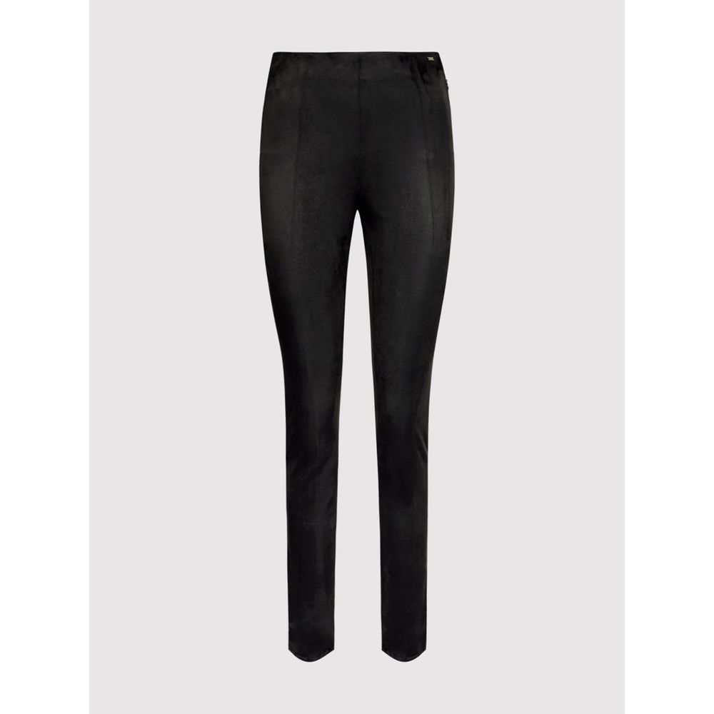 Guess Jeans Black Polyester Leggings