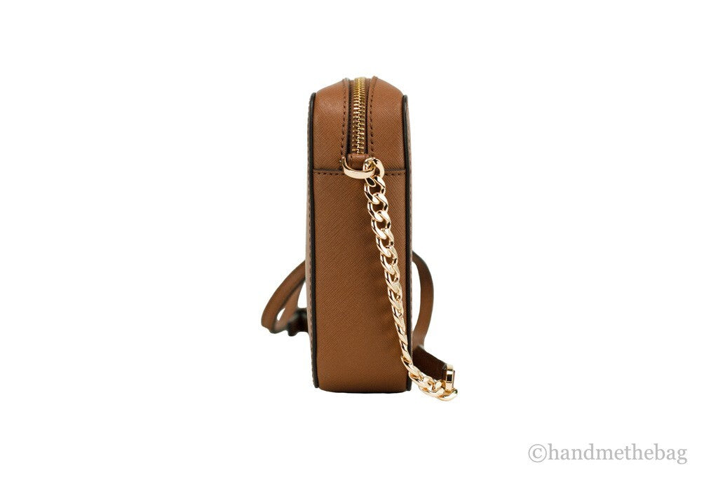 Michael Kors Women'S Zipper Closure Saffiano Leather Crossbody Bag