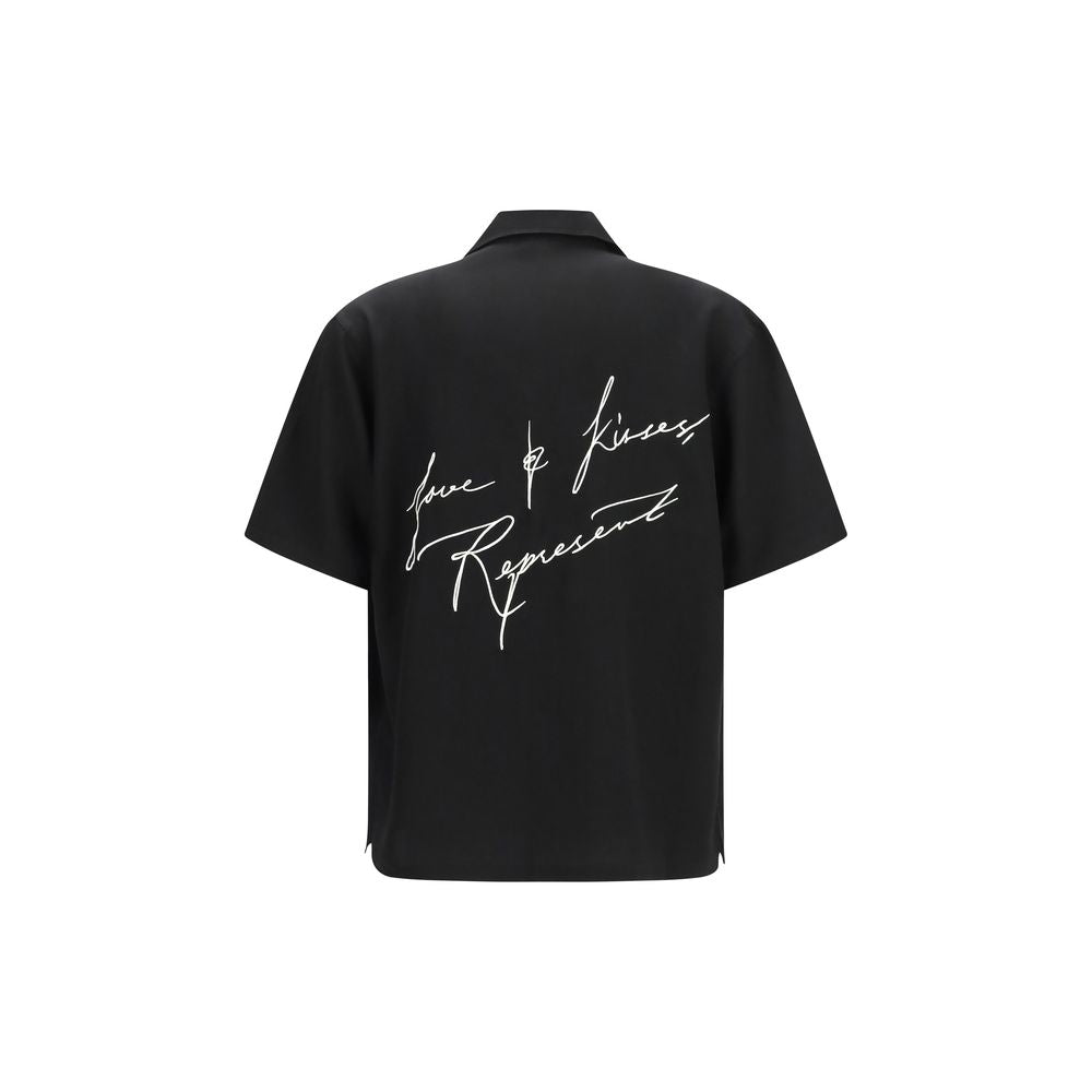 Represent Black Lyocell Pattern Shirt