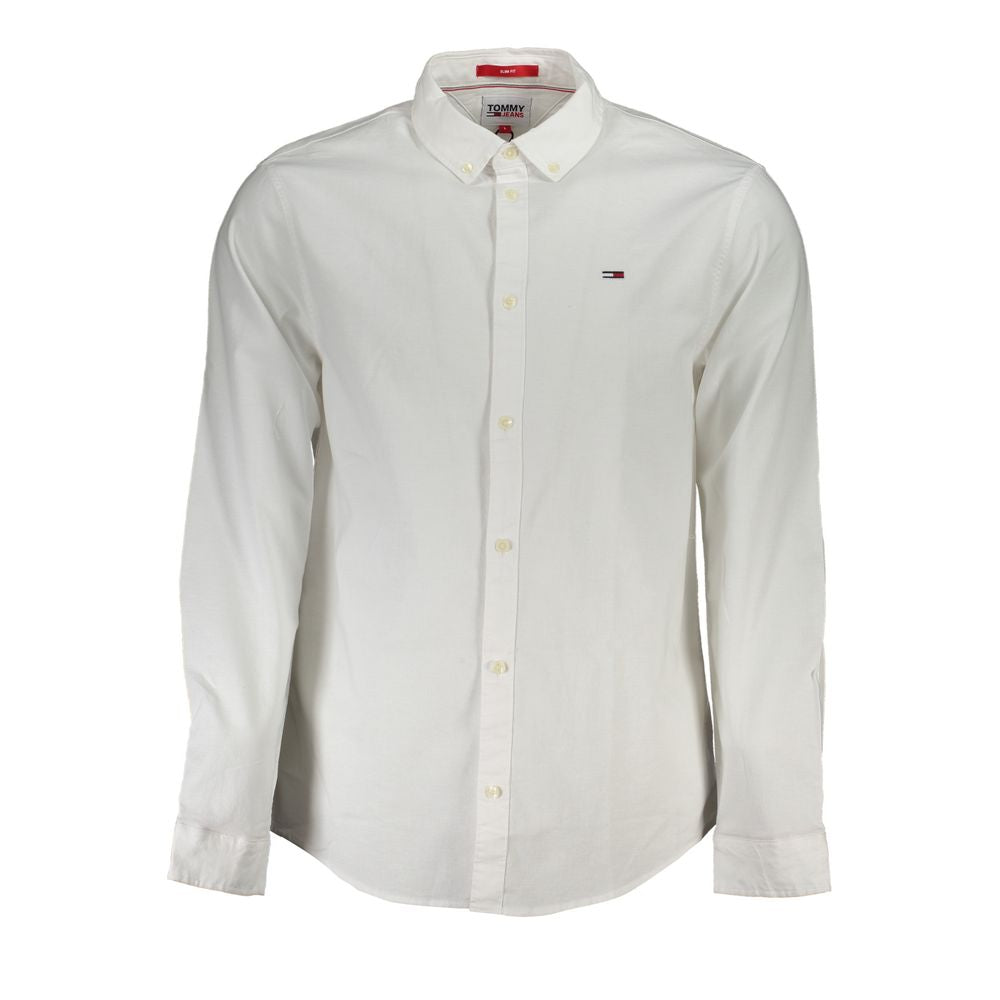 Tommy Hilfiger Bianco Cotton Men's Shirt