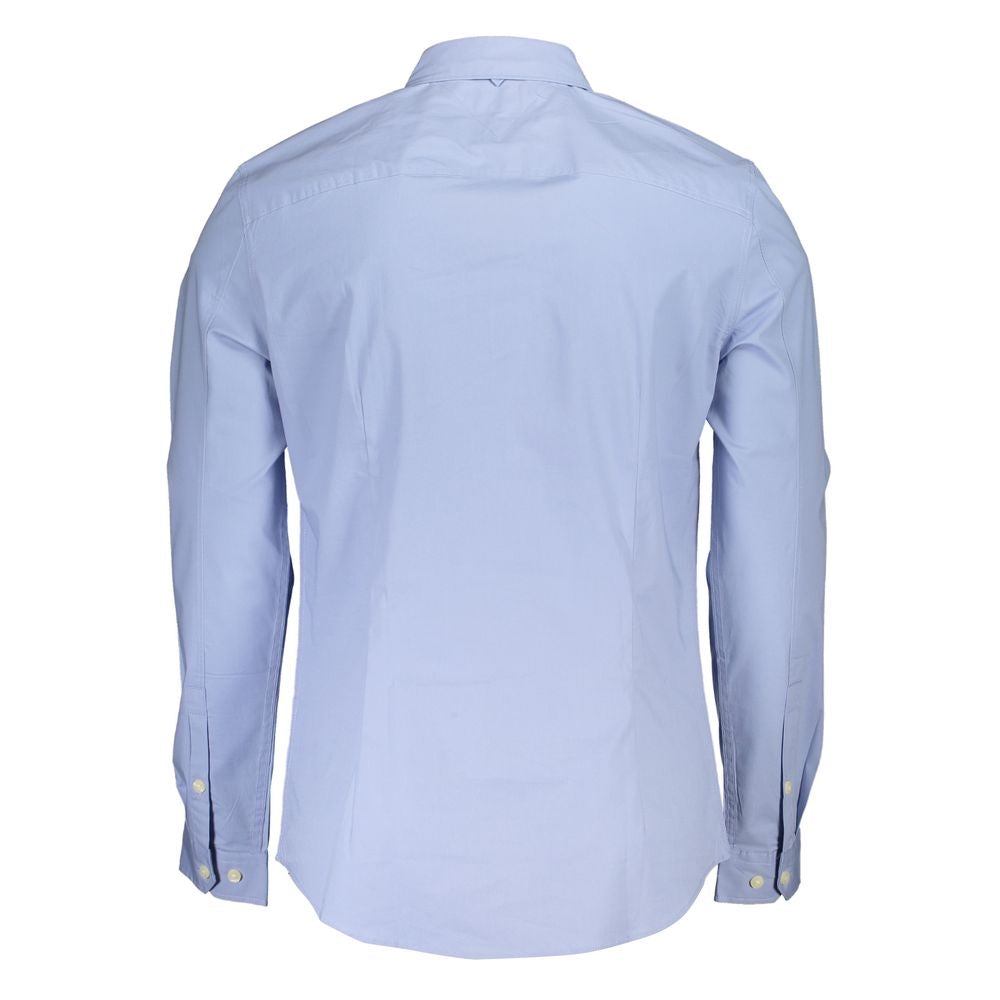 Tommy Hilfiger Azure Cotton Men's Shirt