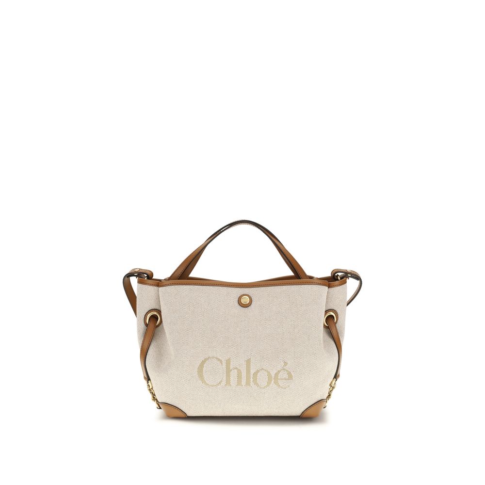 Chloé Beige Fabric Handbag