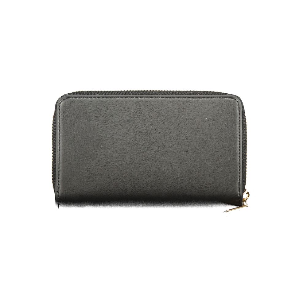 Valentino Black Polyurethane Women's Wallet