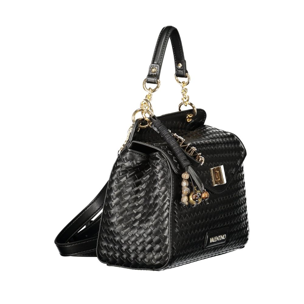 Valentino Black Polyurethane Womens Bag