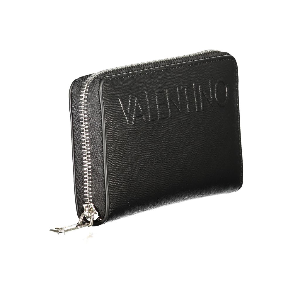 Valentino Black Polyurethane Women's Wallet