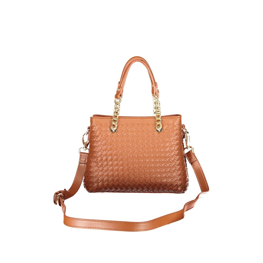 Valentino Brown Polyurethane Women Bag