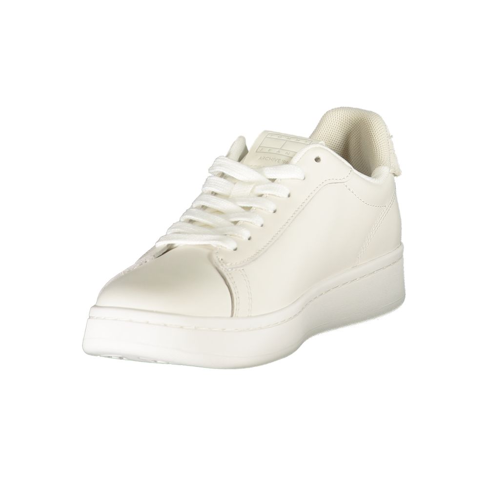 Tommy Hilfiger Bianco Polyurethane Women's Sneaker
