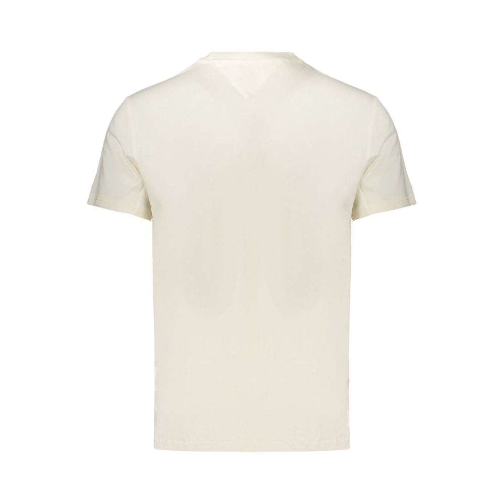 Tommy Hilfiger Bianco Cotton Men's T-Shirt