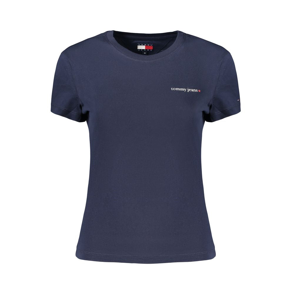 Tommy Hilfiger Blue Cotton Women T-Shirt