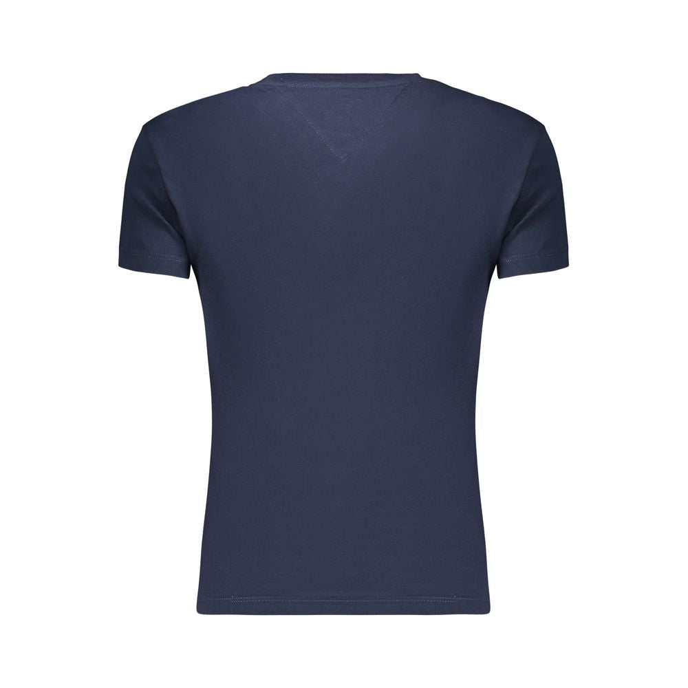Tommy Hilfiger Blue Cotton Women T-Shirt