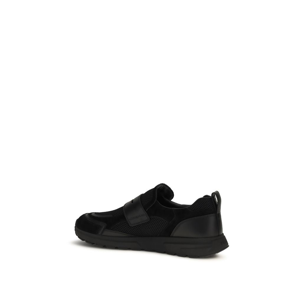 Prada Black Polyester Sneakers