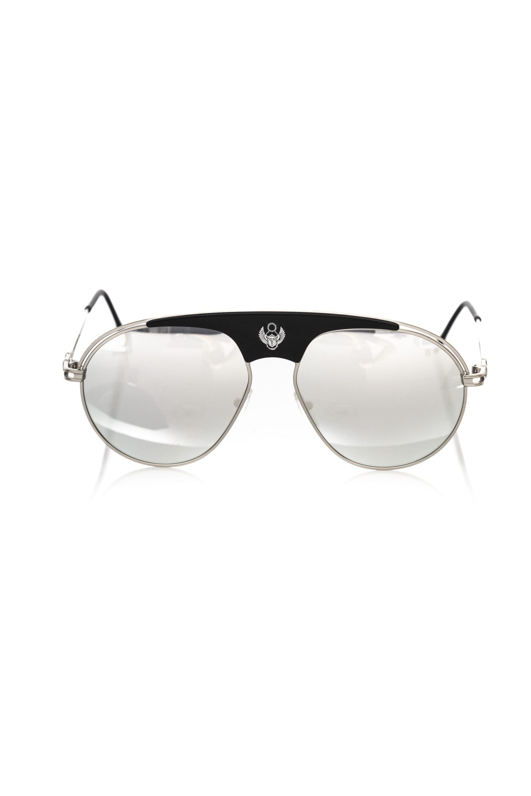 Frankie Morello Multicolor Metallic Fibre Men Sunglass