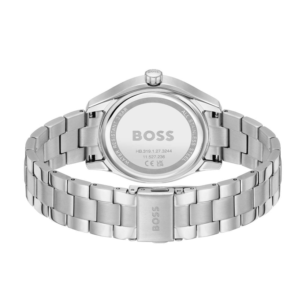 Hugo Boss Silver Stainless Steel Dress Watch