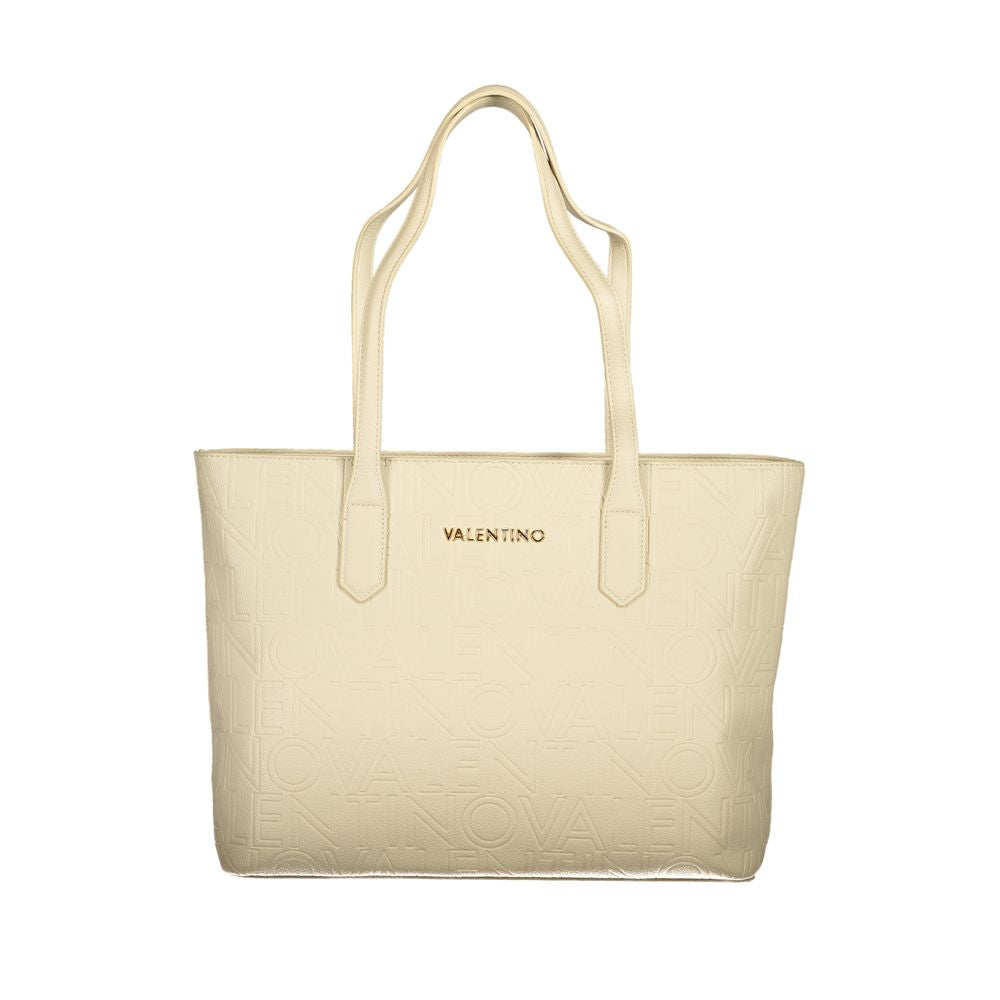 Valentino Beige Polyethylene Handbag