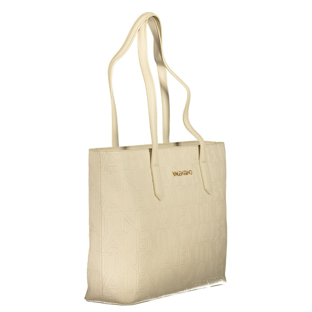 Valentino Beige Polyethylene Handbag