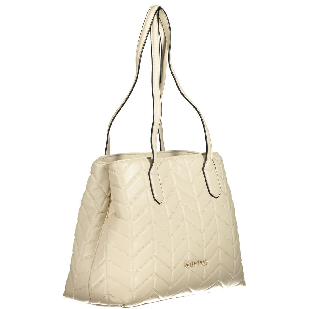 Valentino Beige Polyethylene Handbag