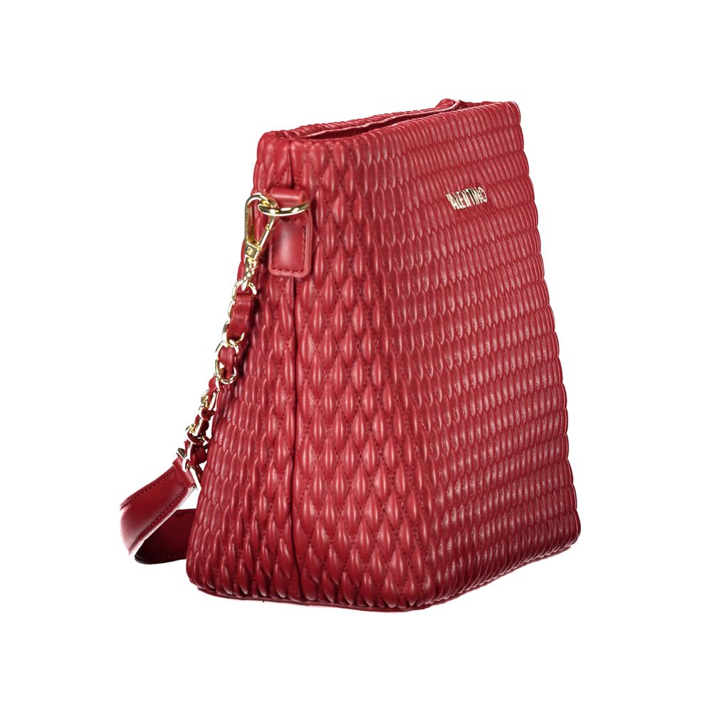 Valentino Rosso Polyurethane Women's Bag with Adjustable Shoulder Strap