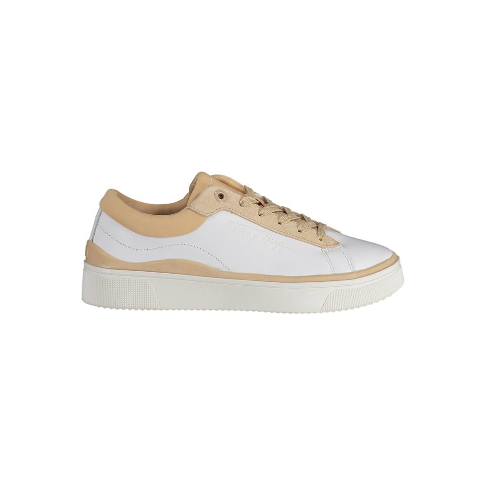 Tommy Hilfiger Bianco Polyester Women Sneaker