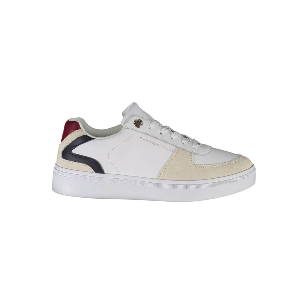 Tommy Hilfiger White Polyester Women Sneaker
