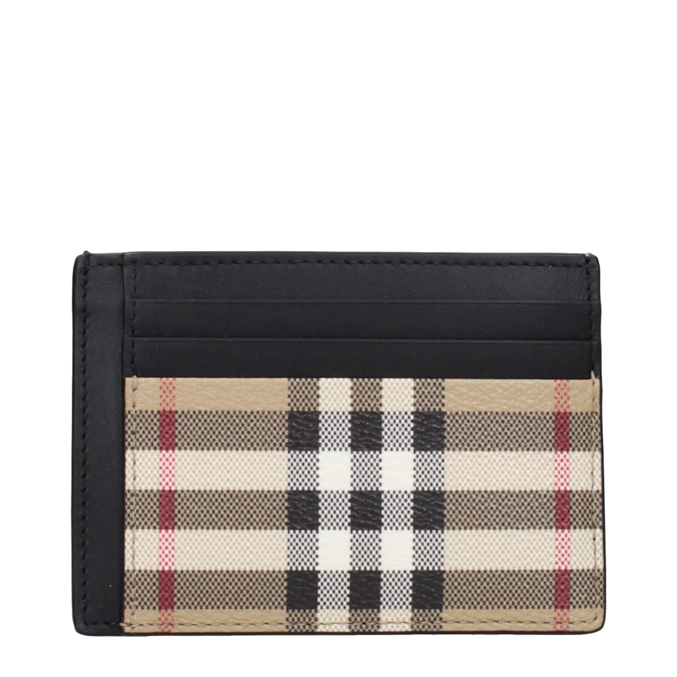 Burberry Beige Fabric Cardholder