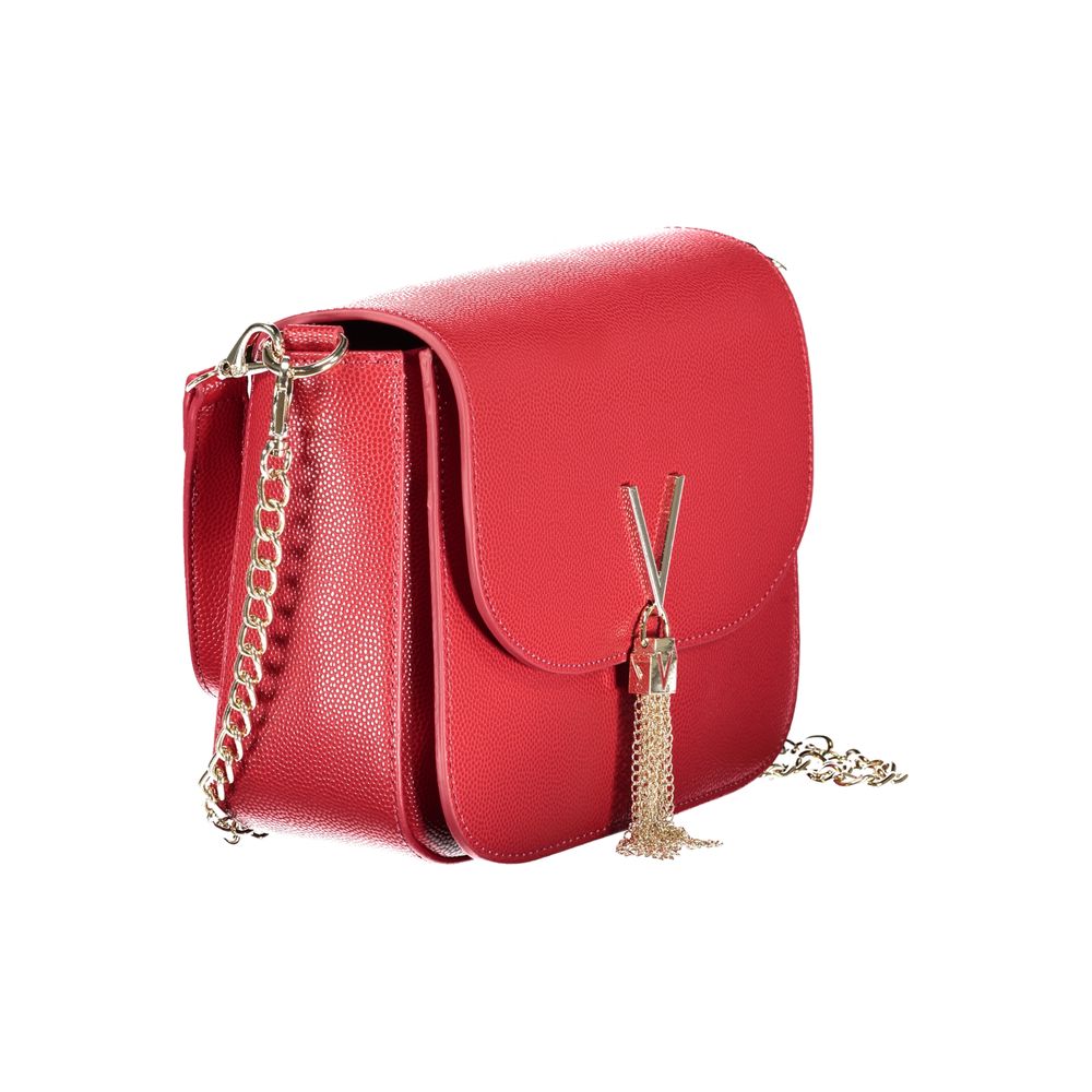 Valentino Rosso Poliuretano Women Bag With Removable Strap And Pocket