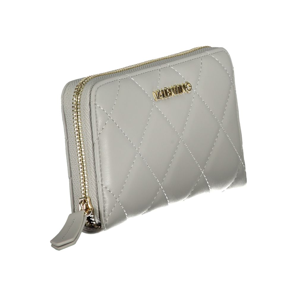Valentino Grey Polyurethane Women's Wallet