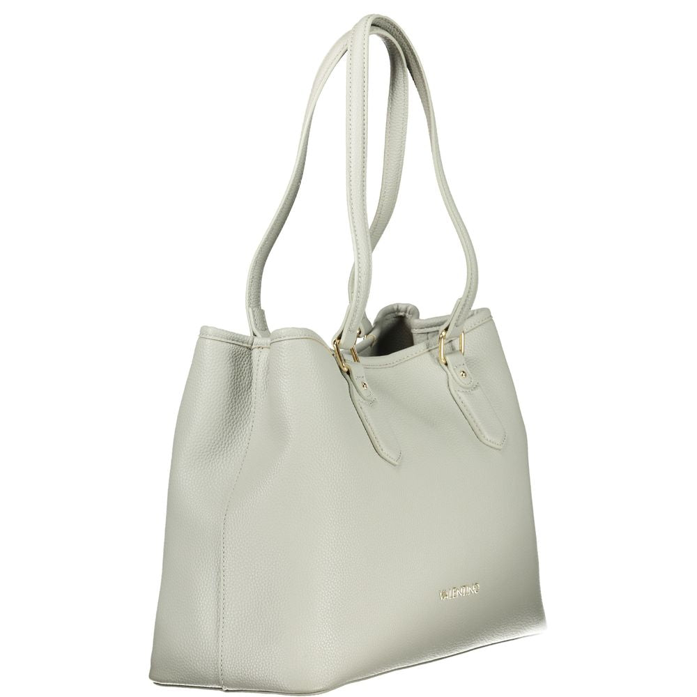 Valentino Gray Polyethylene Handbag