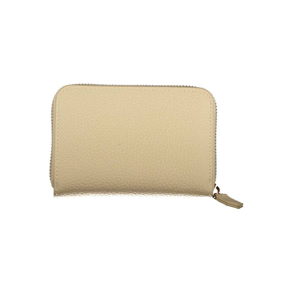 Valentino Beige Polyurethane Female Wallet
