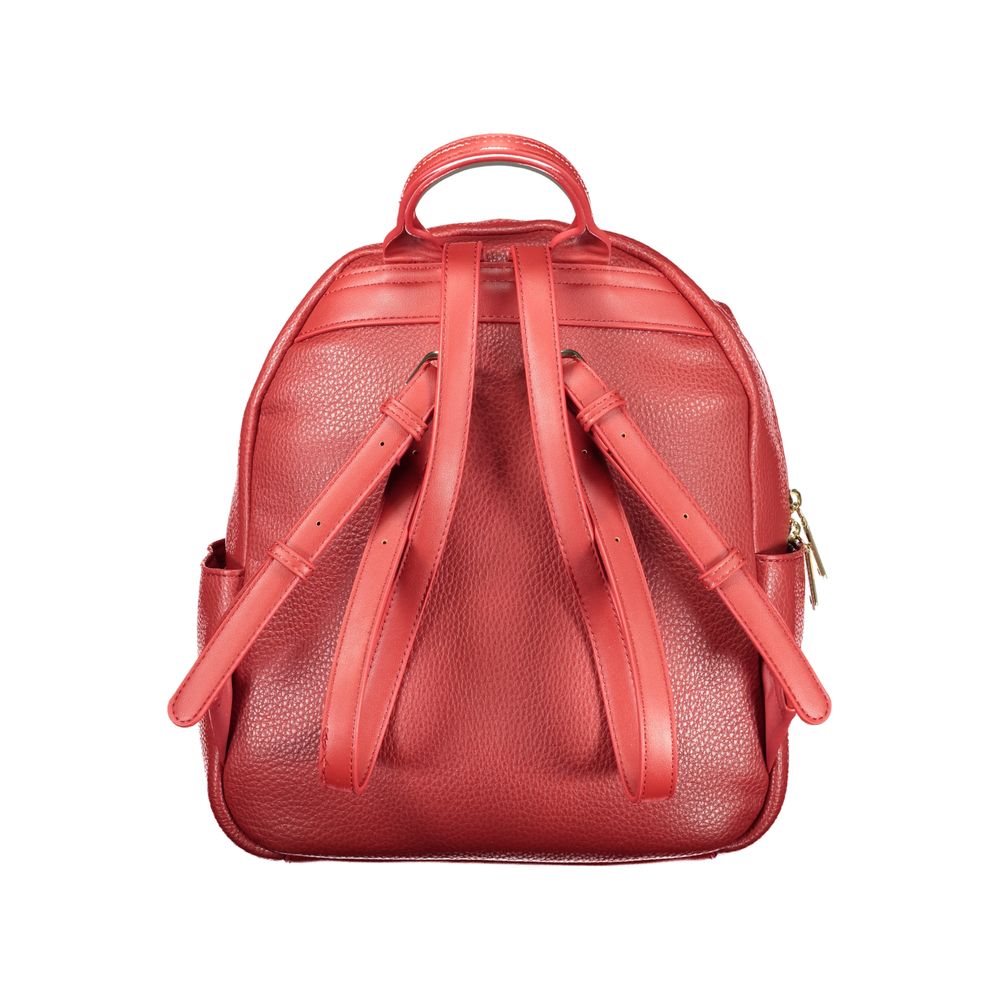 Valentino Red Polyethylene Backpack