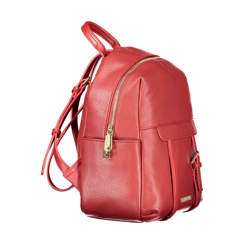 Valentino Red Polyethylene Backpack