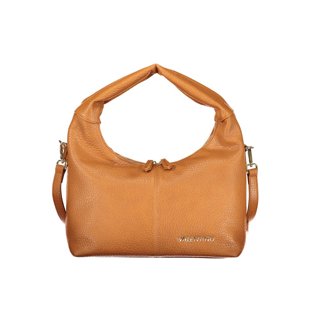 Valentino Brown Polyethylene Handbag