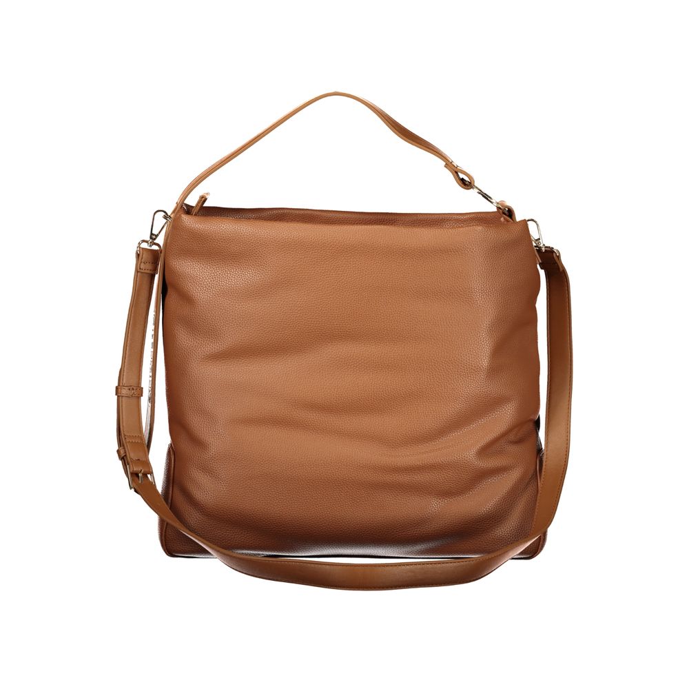 Valentino Brown Polyethylene Handbag