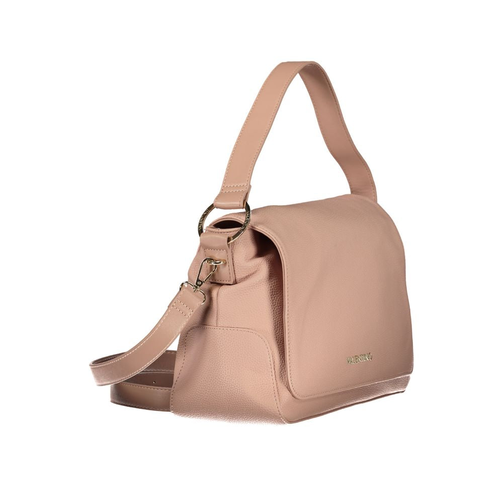 Valentino Rosa Polyurethane Women Shoulder Bag
