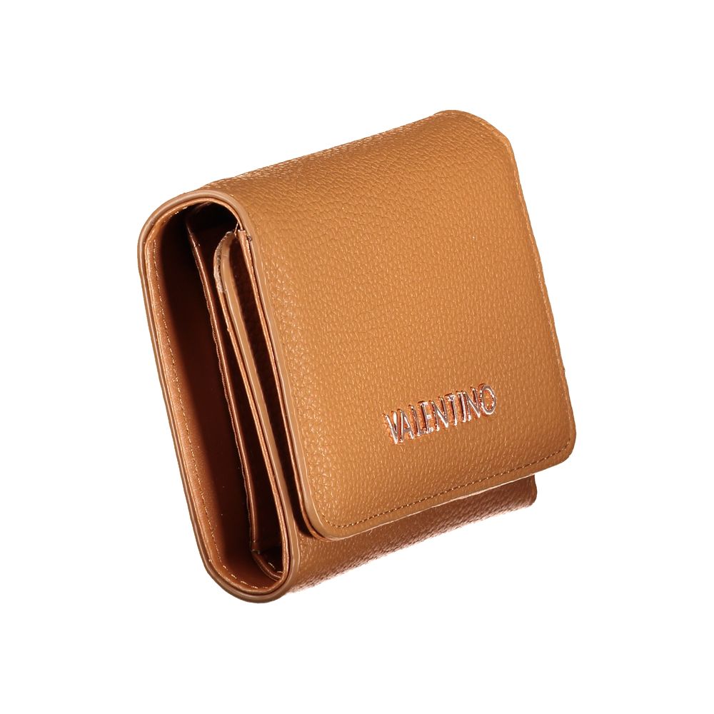 Valentino Brown Polyethylene Wallet