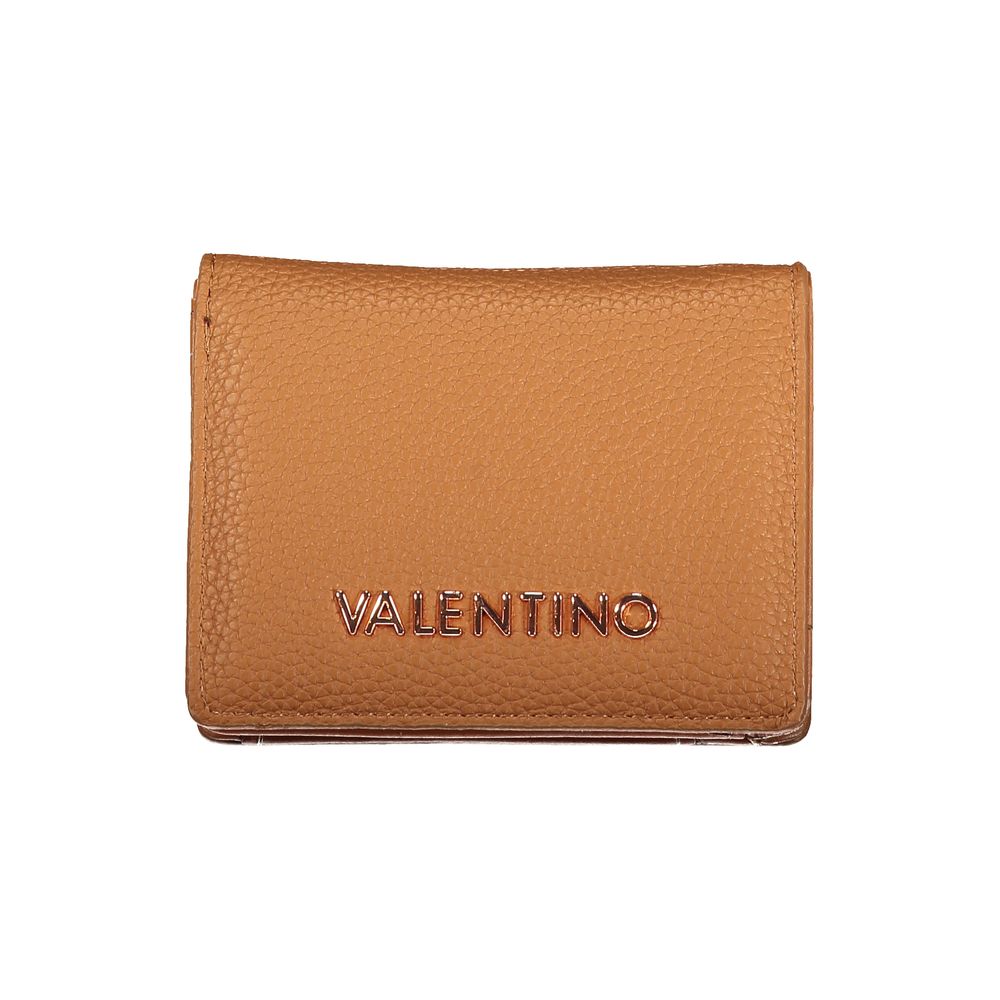 Valentino Brown Polyethylene Wallet