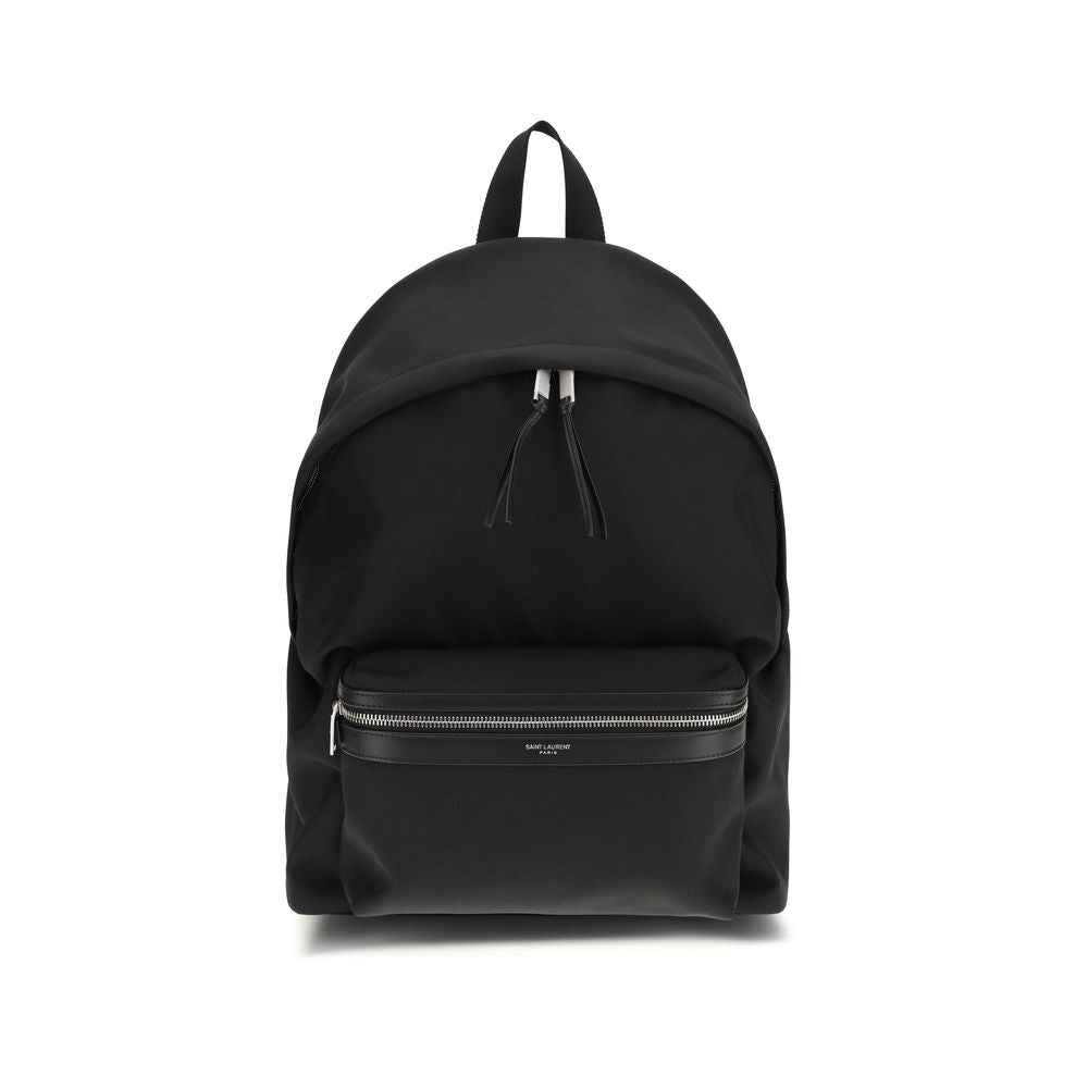 Saint Laurent Black Nylon Backpack