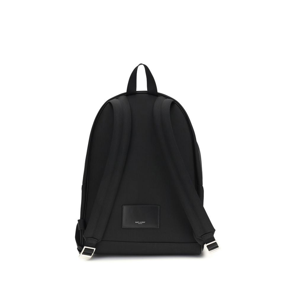 Saint Laurent Black Nylon Backpack